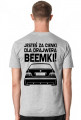E36 - Dla beemki za cienki (koszulka męska) ciemna grafika tył