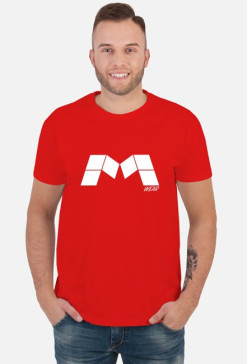 T-SHIRT DUŻE LOGO | CZERWONY