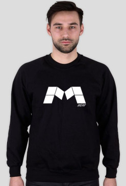 BLUZA DUŻE LOGO | CZARNA