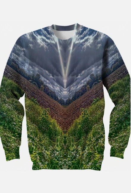 Bluza Fullprint z pięknym krajobrazem