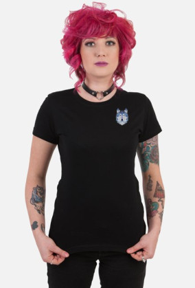 Geometric wolf t-shirt