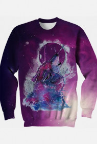 Full print galaxy wolf / unisex