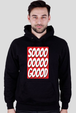 so good - bluza z kapturem.