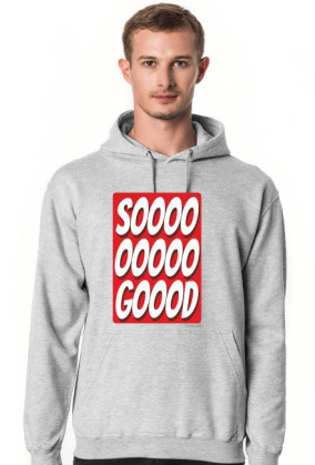 so good - bluza z kapturem.