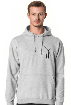 Bluza kangurka z wiatrakami