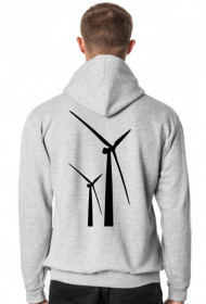 Bluza kangurka z wiatrakami