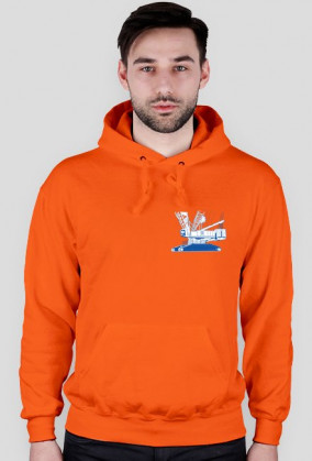 Bluza kangurka gąsienicowy żuraw