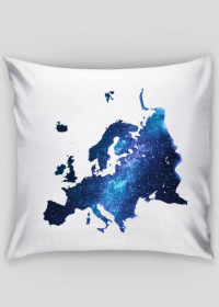 Gwiezdna mapa Europy poduszka