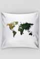 Mapa Świata poduszka