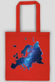 Mapa Europy kosmos gwiazdy torba eko