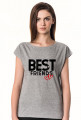 T-shirt "Best Friends" szary
