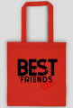 Torba na zakupy "Best Friends" czerwona