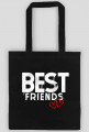 Torba na zakupy "Best Friends" czarna