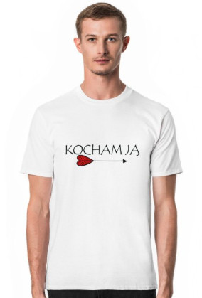 T-shirt męski "kocham ją