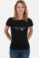 T-shirt damski "kocham go" czarny
