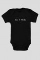 max 100 decybeli - czarne body niemowlęce