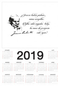 Kalendarz z mottem Jana Pawła II