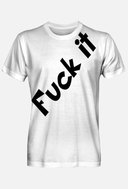 Koszulka męska Japan Express "small logo"Fuck it"
