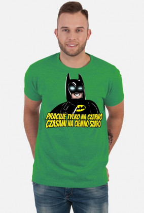 Batman Paracuje na czarno Lego
