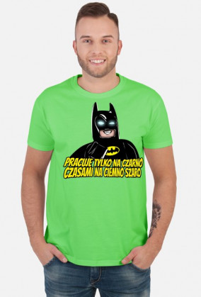 Batman Paracuje na czarno Lego