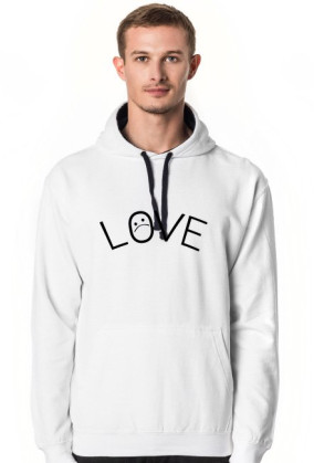 Bluza męska z kapturem LOVE