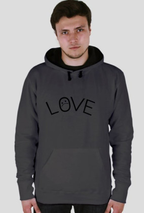 Bluza męska z kapturem LOVE