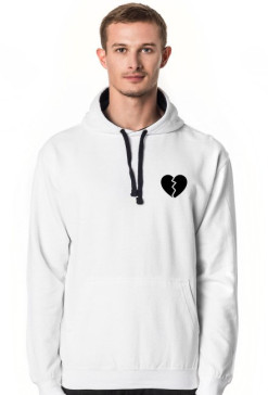 Bluza męska z kapturem BROKEN HEART