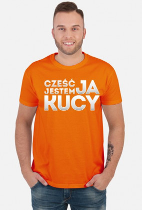 Cześć, ja jestem Kucy, wersja jasna ► Koszulka męska ciemna