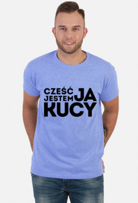 Cześć, ja jestem Kucy, wersja ciemna ► Koszulka męska