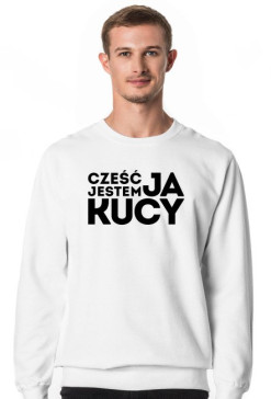 Cześć, ja jestem Kucy, wersja ciemna ► Bluza męska