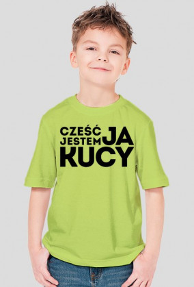Cześć, ja jestem Kucy, wersja ciemna ►Koszulka dziecięca