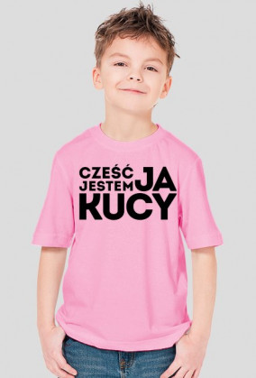 Cześć, ja jestem Kucy, wersja ciemna ►Koszulka dziecięca