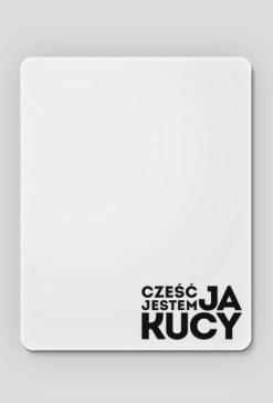 Cześć, ja jestem Kucy, wersja ciemna ► Podkładka pod mysz