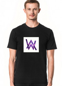 T-shirt Alan Walker White logo