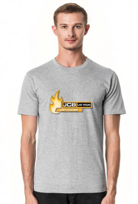 Koszulka z rolniczym logo - JCB