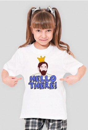 Koszulka dla Dziewczynki - "Hello There! Obi-Wan" - Star Wars