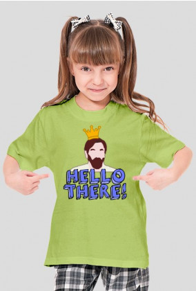 Koszulka dla Dziewczynki - "Hello There! Obi-Wan" - Star Wars
