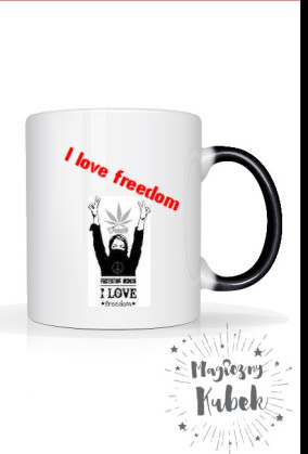 Kubek I love freedom