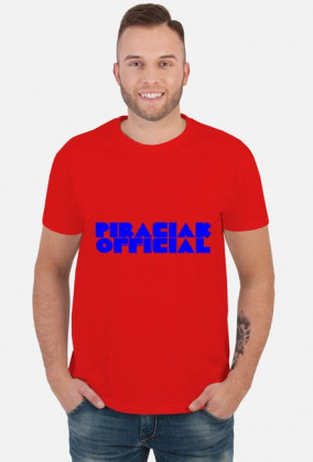 Oficialna koszulka Piraciaka z napisem "PIRACIAK OFFICIAL"