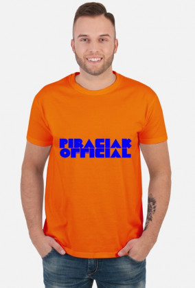 Oficialna koszulka Piraciaka z napisem "PIRACIAK OFFICIAL"