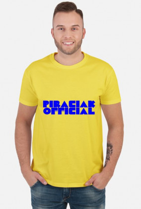 Oficialna koszulka Piraciaka z napisem "PIRACIAK OFFICIAL"