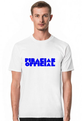Oficialna koszulka Piraciaka z napisem "PIRACIAK OFFICIAL"