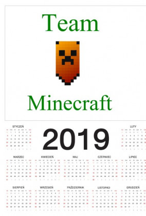Kalendarz Team Minecraft
