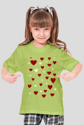 serduszkowa koszulka