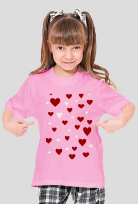 serduszkowa koszulka