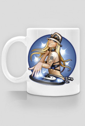 Kubek dj dziewczyna