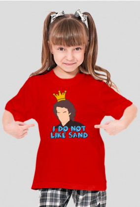 Koszulka dla Dziewczynki - "I don't like sand" - Star Wars