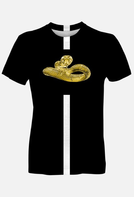 T-shirt Gold Snake