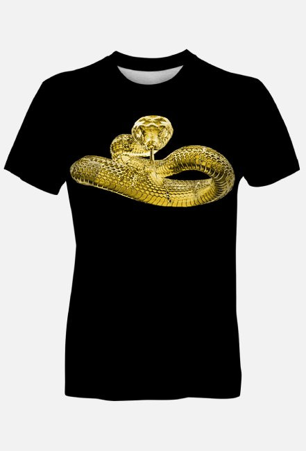 T-shirt Gold Snake Full Print