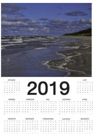 Kalendarz ze zdjęciem z plaży